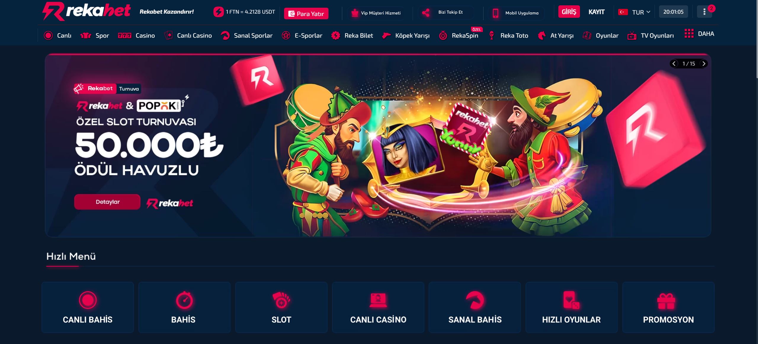 Rekabet casino oyunları